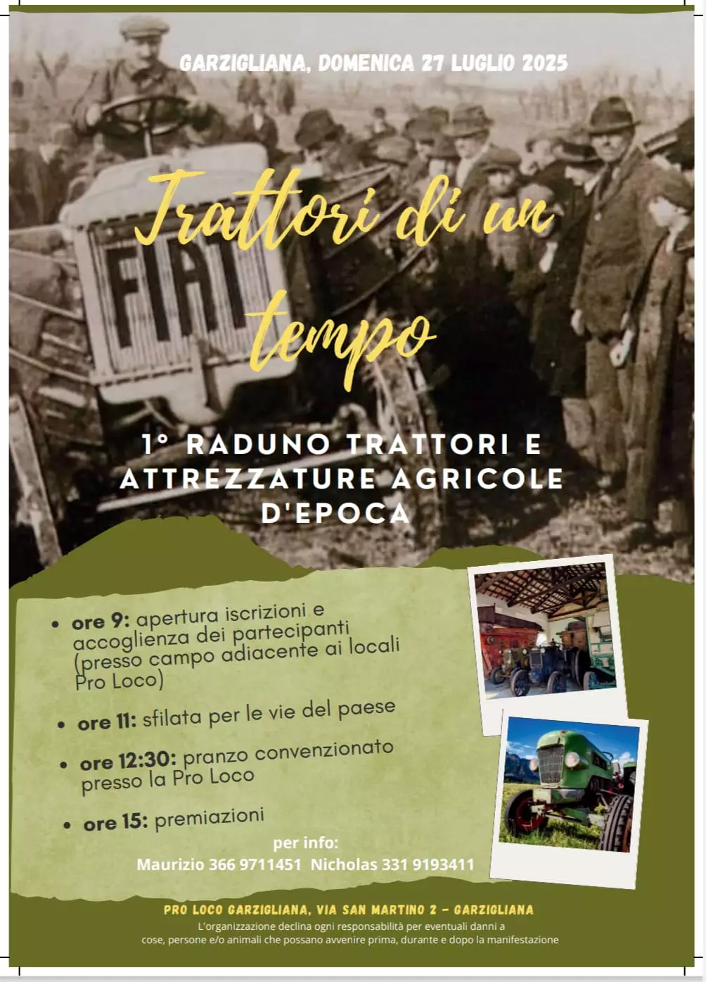 Trattori di un tempo